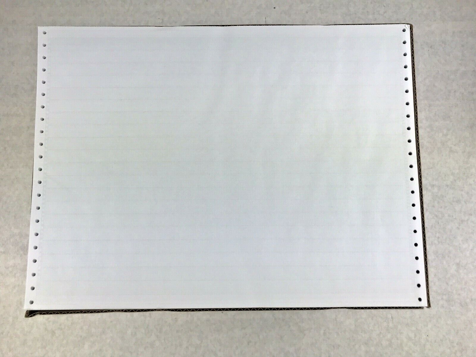 Staples 14 7/8 x11 Inches 2800 Sheets 1/2 Inch Green Bar