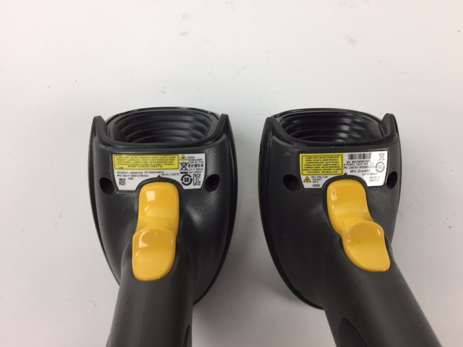 Symbol DS6707-SR2007ZZR Handheld Barcode Scanner Lot of (2)