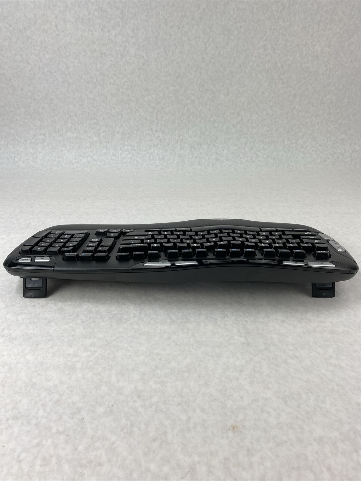 Logitech K350 Wireless Wave Keyboard w/ USB Receiver Dongle - Tested