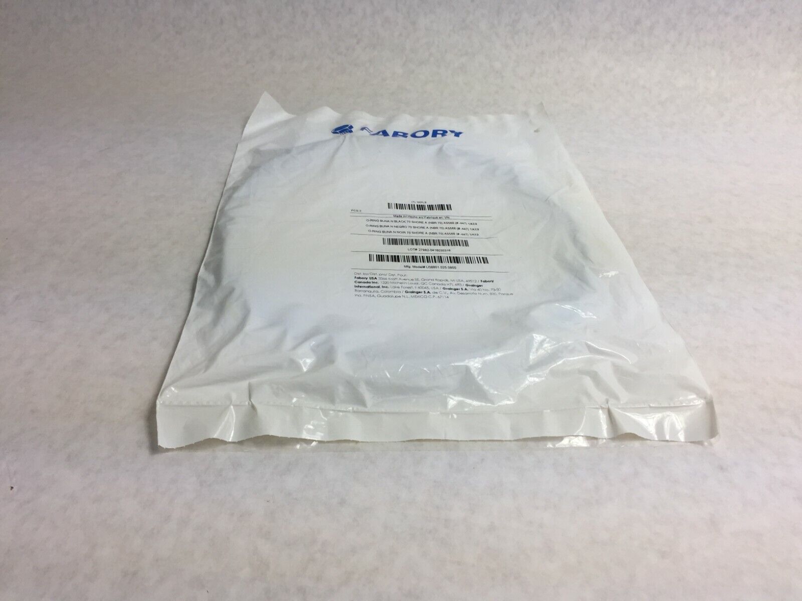 Fabory 1KPL8 AS-568 O-Ring 1/4 x 9.    2 in Package  Factory Sealed