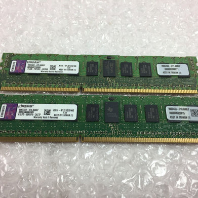 Kingston 8GB (2x4GB) KTH-PL313S/4G PC3-10600 DDR3-1333MHz ECC Registered RAM