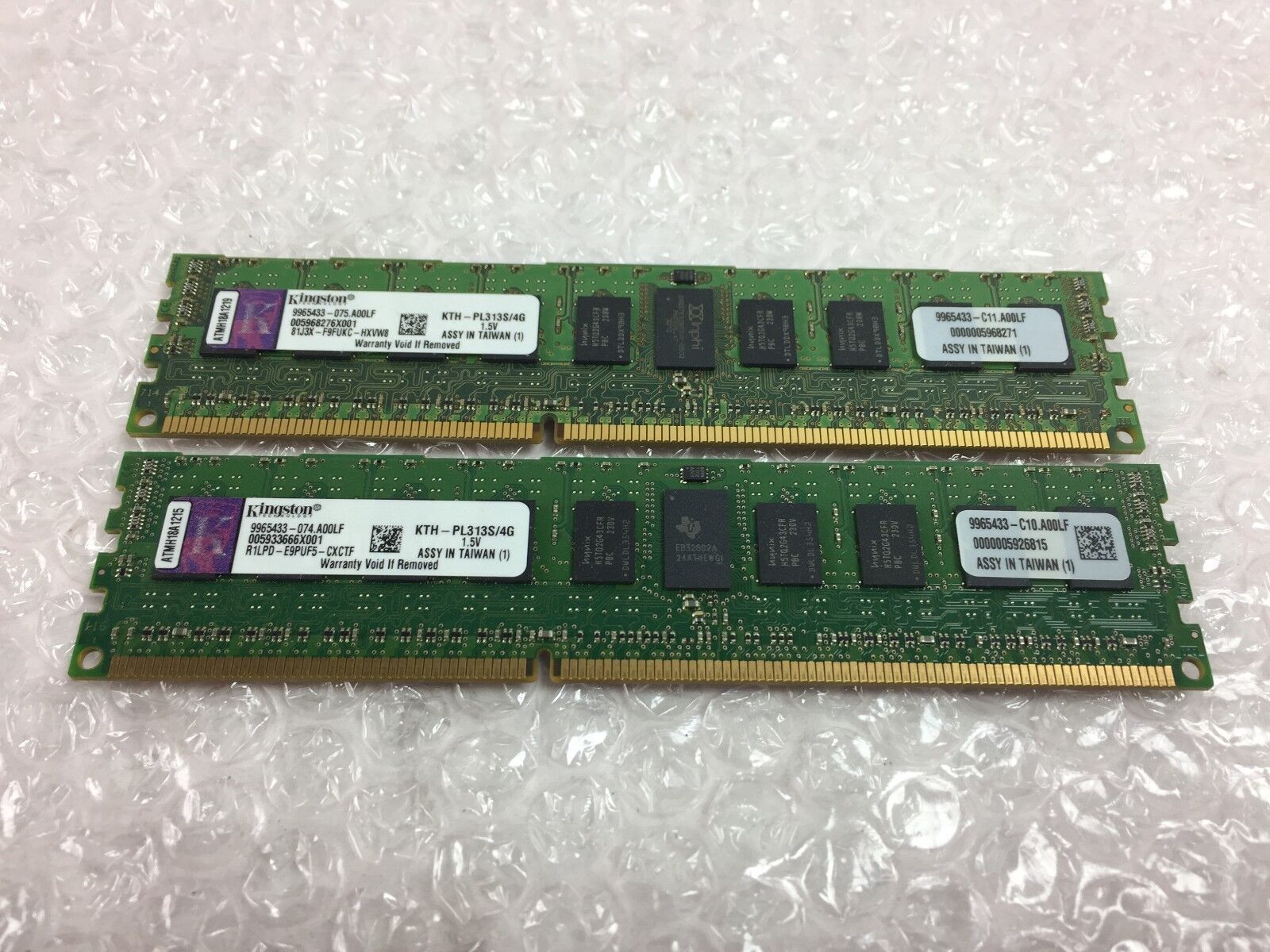Kingston 8GB (2x4GB) KTH-PL313S/4G PC3-10600 DDR3-1333MHz ECC Registered RAM