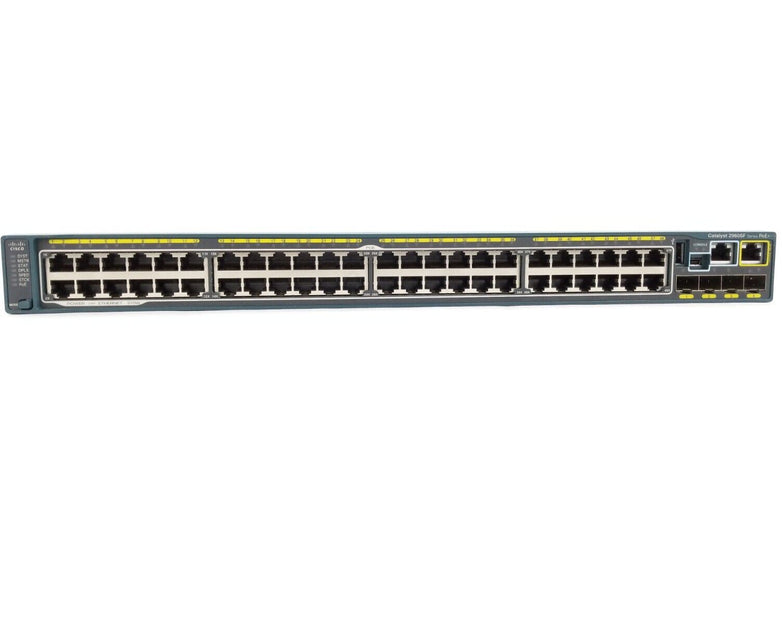 Cisco WS-C2960S-F48LPS-L Switch 48 Port Fast Ethernet PoE+ 4x Gigabit SFP