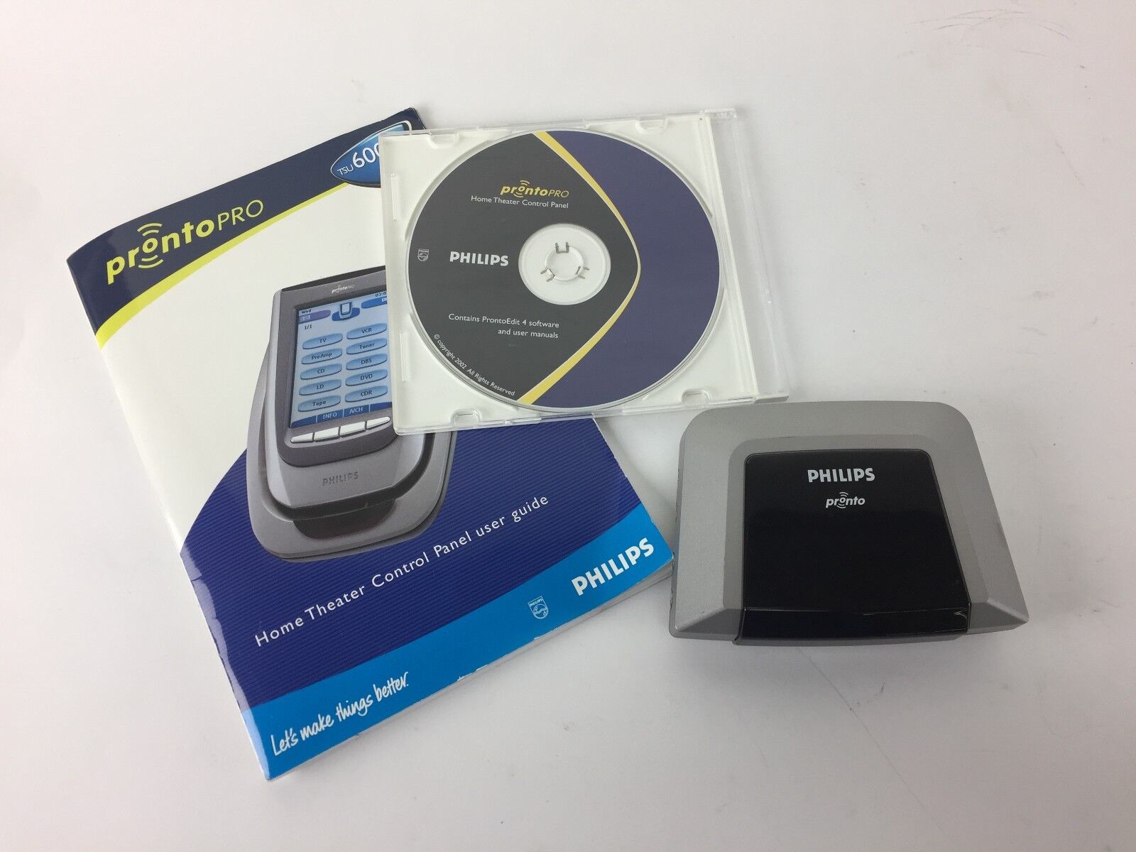 Philips Pronto RFX6000/01,CD of Software and Manual and User Guide Book Included