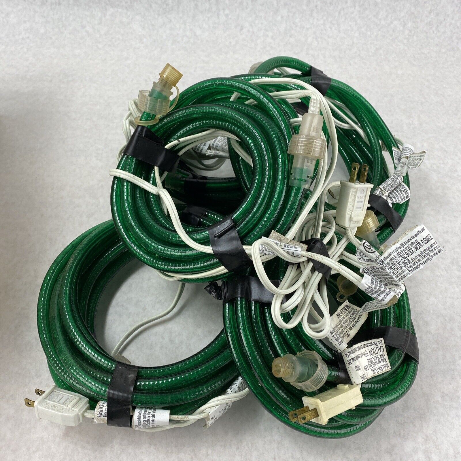 Lot( 5 ) UL WR-13-24L LED Lamp Lights Rope 0.5" Flex Tube 5m Green for Decor