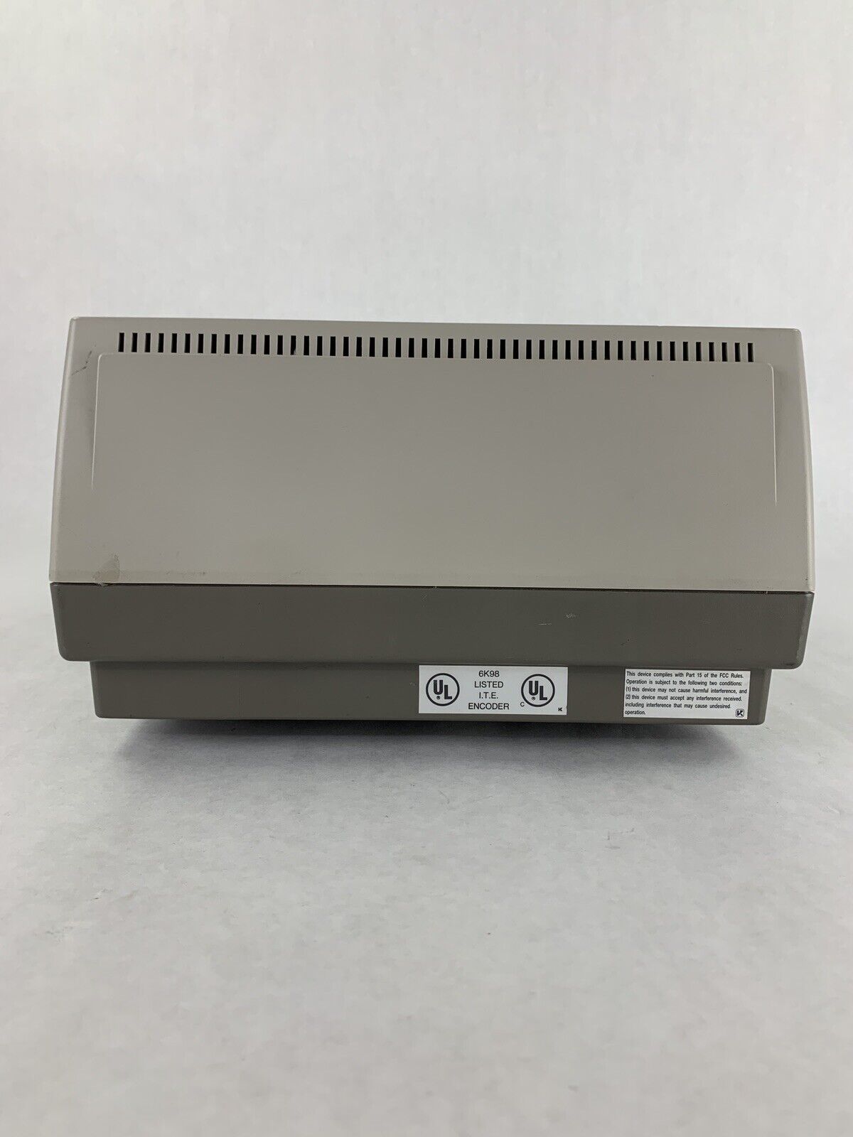 Standard Register TE1916 MICR Check Encoder Tested Need New Ribbon