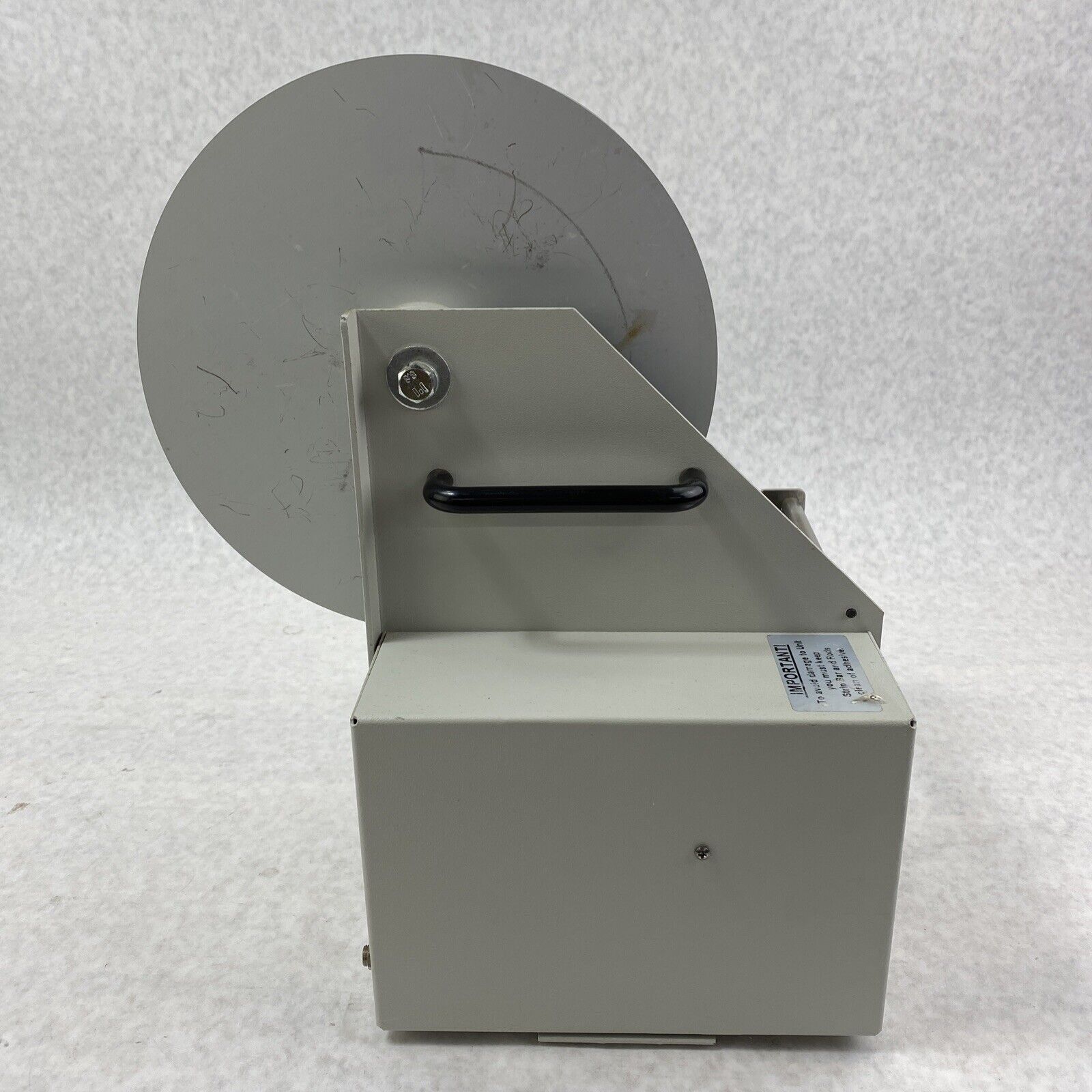 Quick Label Systems 27100-000 Heavy Duty QuickDispense Auto Dispenser UNTESTED