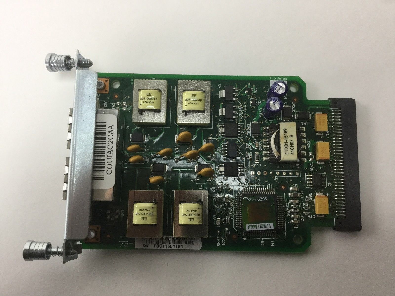 Cisco 73-8219-06 2-Port Voice Interface Card Router