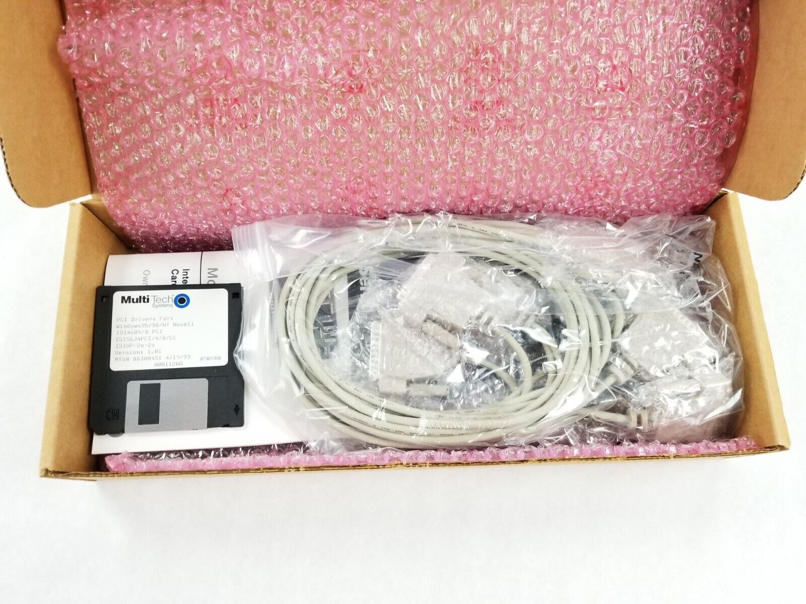 MultiTech ISI4608 PCI 8 Port Serial Card With Cable