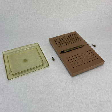 Vintage USES Finger Dexterity Board Beige Tint Cover