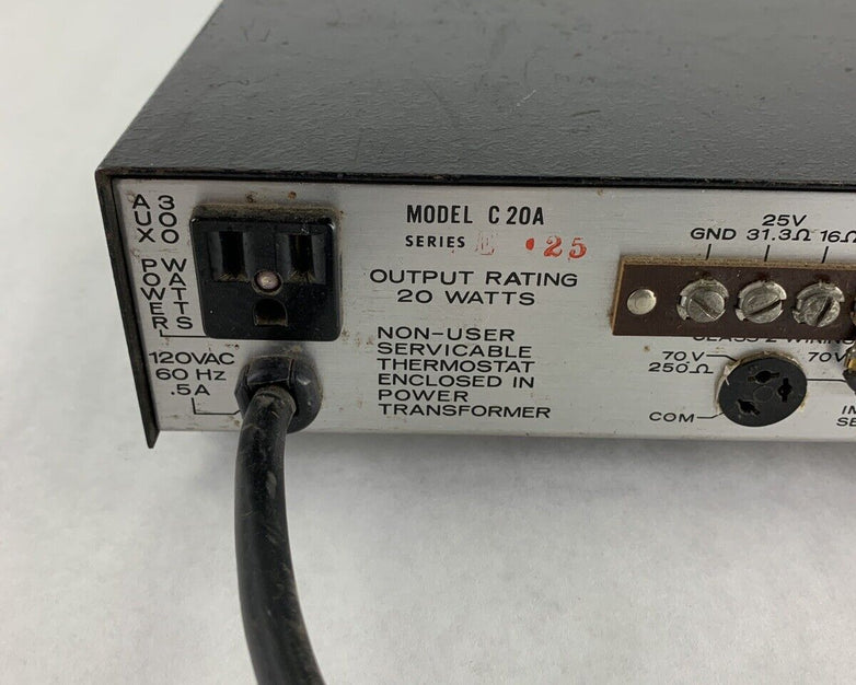 Vintage Bogen Challenger C-20A Solid State 20W Power Tested