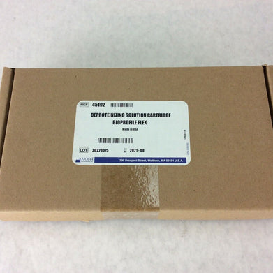 Nova Biomedical 45192 Deproteinizing Solution Cartridge Bioprofile Flex