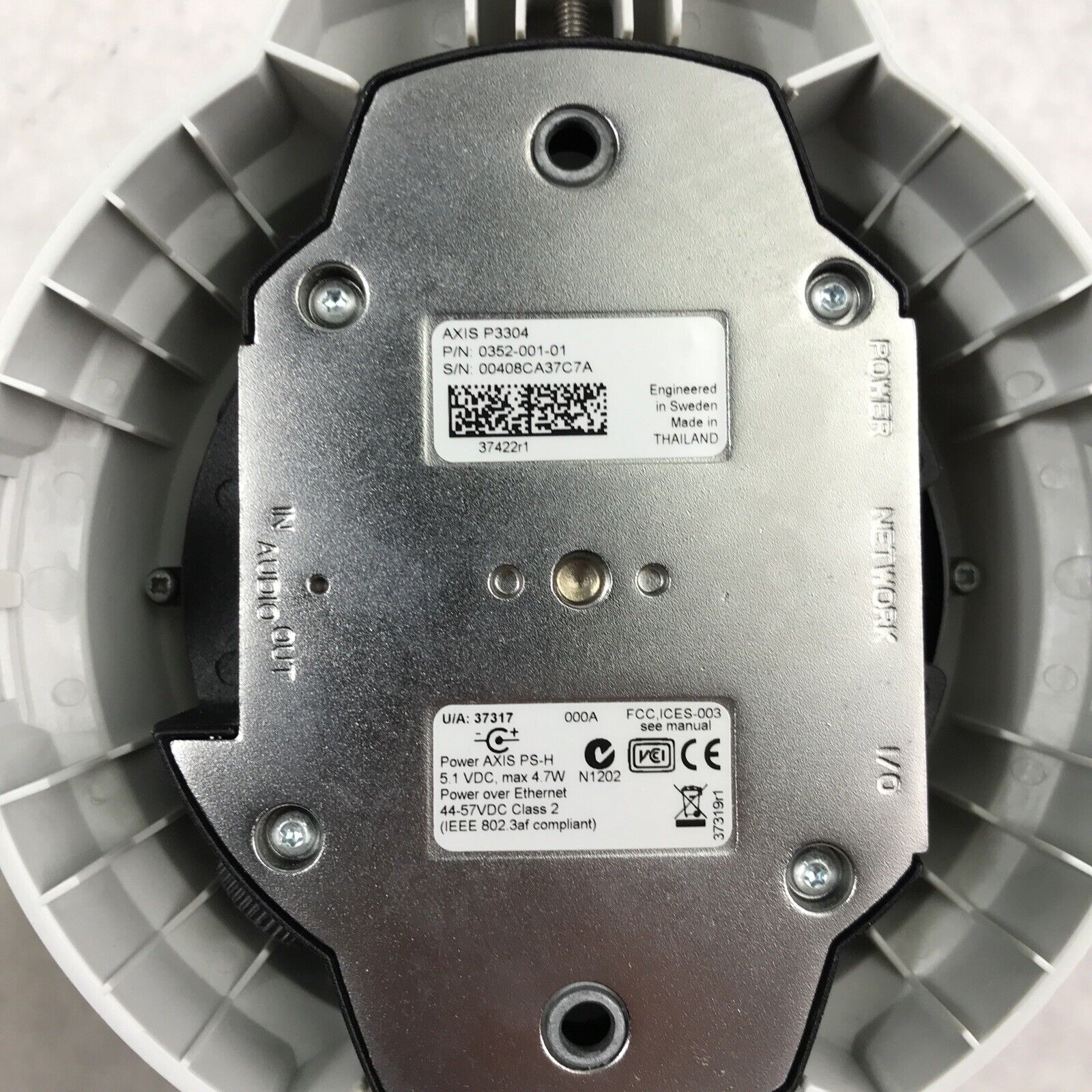Axis P3304 POE indoor network IP security camera