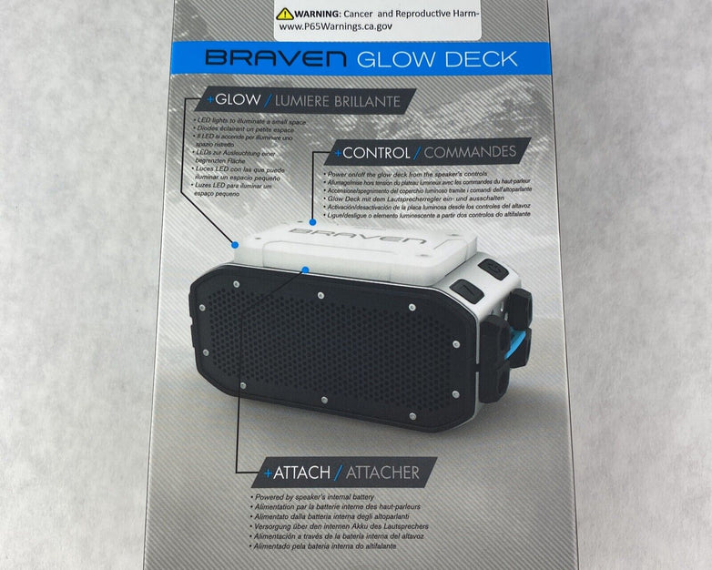 Lot of 3 Braven BRV-PRO Series Accessory LED  Glow Deck