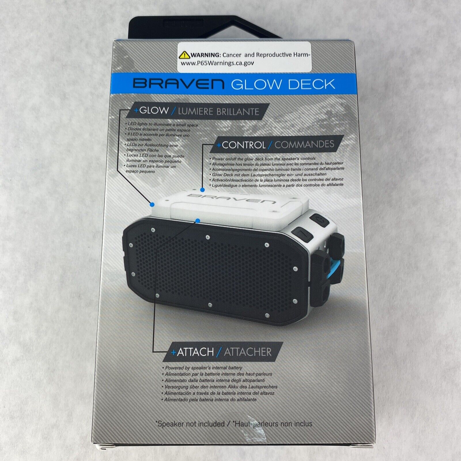 Lot of 3 Braven BRV-PRO Series Accessory LED  Glow Deck