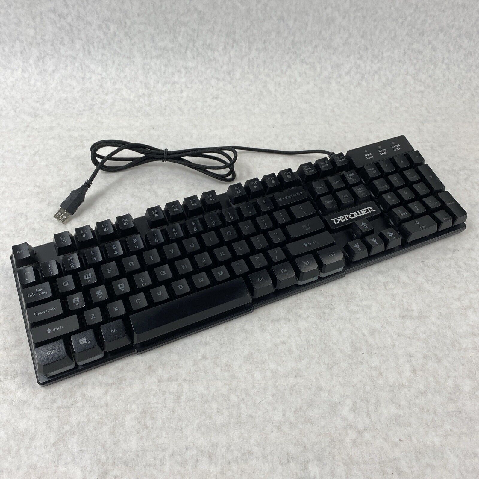 DBPower K928 USB Gaming Keyboard With Red Underlighting